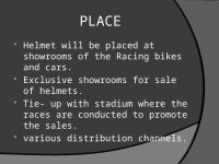 Page 11: Marketing plan of hi tec helmet company