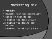 Page 7: Marketing plan of hi tec helmet company