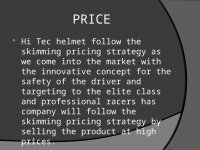 Page 9: Marketing plan of hi tec helmet company